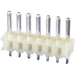 50 pcs - B7P-SHF-1AA(LF)(SN) JST NH Series Straight Through Hole Pin Header, 7 Contact(s), 2.5mm Pitch, 1 Row(s), Unshrouded