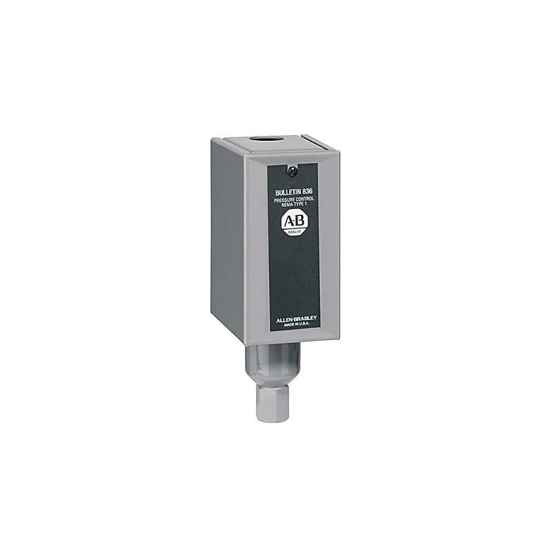 1 pcs - Rockwell Automation 836 Series Series Pressure Switch, 2.5psi Min, 300psi Max, Adjustable Differential Reading