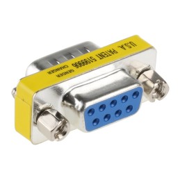1 pcs - RS PRO D Sub Adapter Male 9 Way D-Sub to Female 9 Way D-Sub