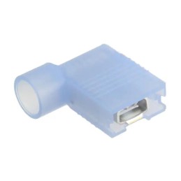 100 pcs - 190070035 Molex 19007 Blue Insulated Female Spade Connector, Flag Terminal, 4.75 x 0.81mm Tab Size