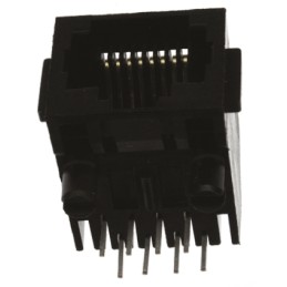 5 pcs - TE Connectivity 5555162 Series Female RJ45 Socket, Through Hole, Cat3