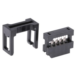 20 pcs - 89361-708SLF Amphenol Communications Solutions 8-Way IDC Connector Socket for Cable Mount, 2-Row