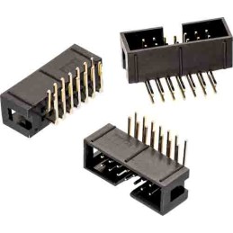 20 pcs - 612020235221 Wurth Elektronik WR-BHD Series Right Angle PCB Header, 20 Contact(s), 2.54mm Pitch, 2 Row(s)