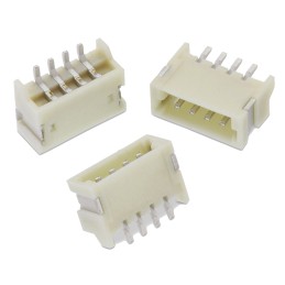 20 pcs - 648104131822 Wurth Elektronik WR-WTB Series Straight Through Hole PCB Header, 4 Contact(s), 1.5mm Pitch, 1 Row(s), Shro