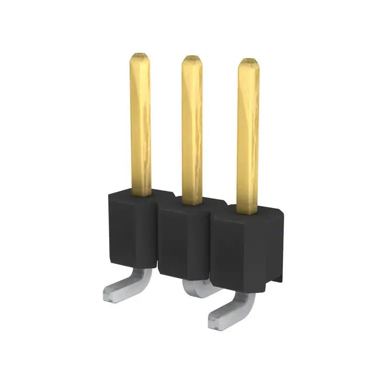 50 pcs - 878980304 Molex C-Grid Series Vertical Surface Mount Pin Header, 3 Contact(s), 2.54mm Pitch, 1 Row(s), Unshrouded