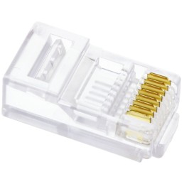 50 pcs - 940SP3088R-A133 Bel-Stewart 940-SP Series Male RJ45 Connector, Cable Mount