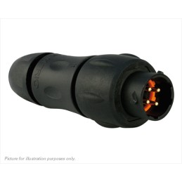 1 pcs - Souriau, UTS 4 Way Cable Mount MIL Spec Circular Connector Receptacle, Pin Contacts,Shell Size 10