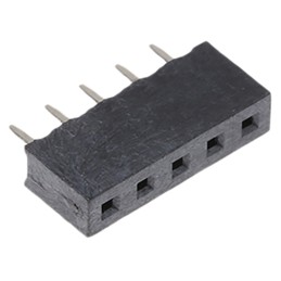 20 pcs - M22-7130542 HARWIN Straight Through Hole Mount PCB Socket, 5-Contact, 1-Row, 2mm Pitch, Solder Termination