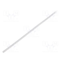 20 m : GTM 1206 TR - Heat shrink sleeve, glueless, 2: 1, 1.2mm, L: 1m, transparent