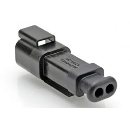 20 pcs - AT04-2P-SR01BLK Amphenol Industrial, AT Automotive Connector Socket 2 Way, Crimp Termination