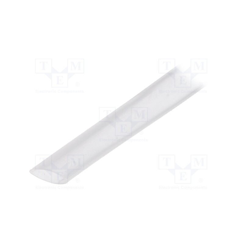 10 m : GTM 1264 TR - Heat shrink sleeve, glueless, 2: 1, 12.7mm, L: 1m, transparent