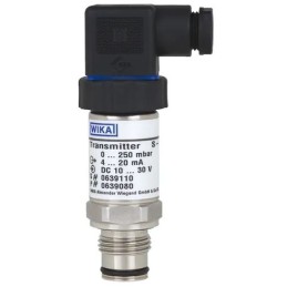 1 pcs - WIKA S-11 Series Pressure Sensor, 0psi Min, 100psi Max, 2 Wire, 4 - 20 mA Output