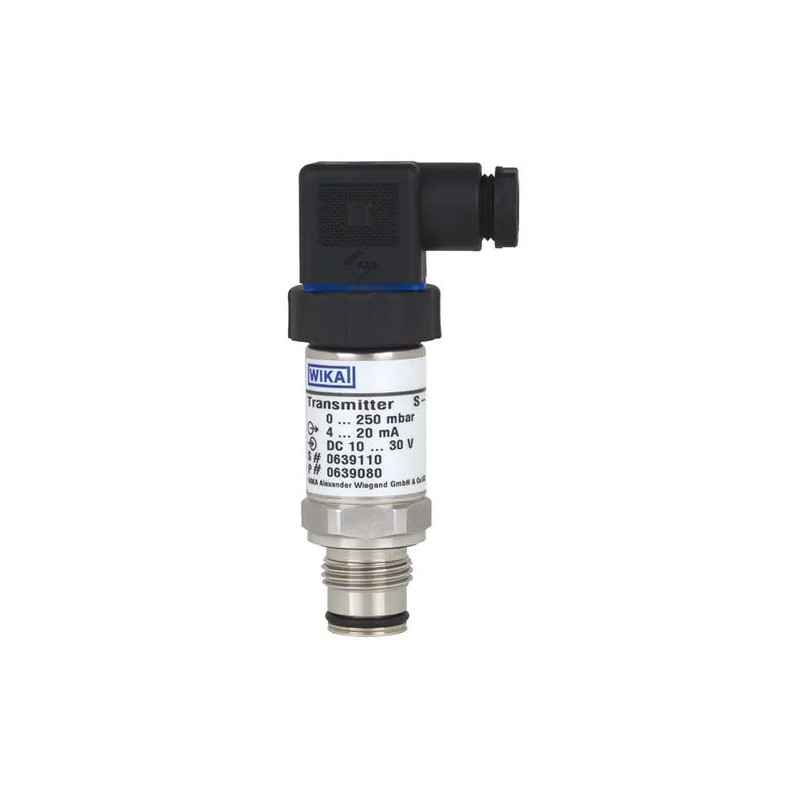 1 pcs - WIKA S-11 Series Pressure Sensor, 0psi Min, 100psi Max, 2 Wire, 4 - 20 mA Output