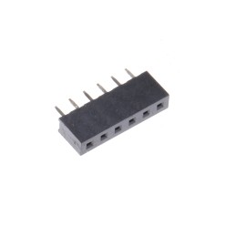 20 pcs - M22-7130642 HARWIN Straight Through Hole Mount PCB Socket, 6-Contact, 1-Row, 2mm Pitch, Solder Termination