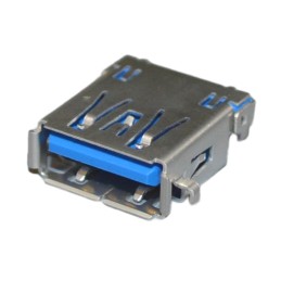 20 pcs - UB3A-9R-D6C-112(HF) JST Straight, PCB Mount, Socket Type A 3.0 USB Connector