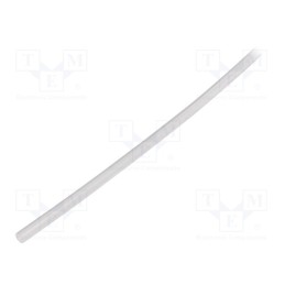 20 m : GTM 2412 TR - Heat shrink sleeve, glueless, 2: 1, 2.4mm, L: 1m, transparent