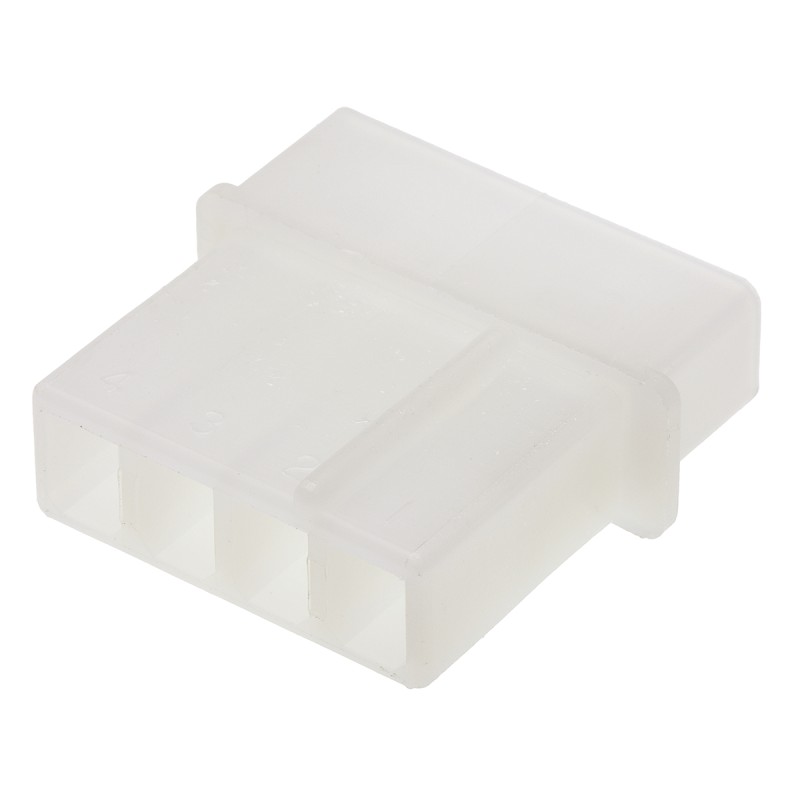 50 pcs - 1-480426-0 TE Connectivity, Commercial MATE-N-LOK Female Connector Housing, 5.08mm Pitch, 4 Way, 1 Row