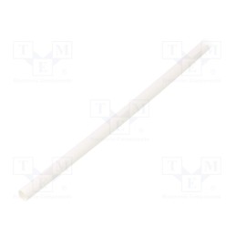20 m : GTM 3216 W - Heat shrink sleeve, glueless, 2: 1, 3.2mm, L: 1m, white, polyolefine