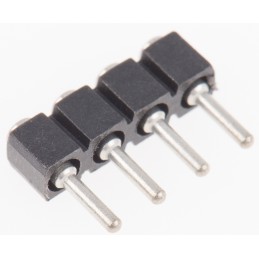 5 pcs - Preci-Dip Straight Surface Mount Pin Header, 4 Contact(s), 2.54mm Pitch, 1 Row(s), Unshrouded