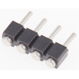 5 pcs - Preci-Dip Straight Surface Mount Pin Header, 4 Contact(s), 2.54mm Pitch, 1 Row(s), Unshrouded