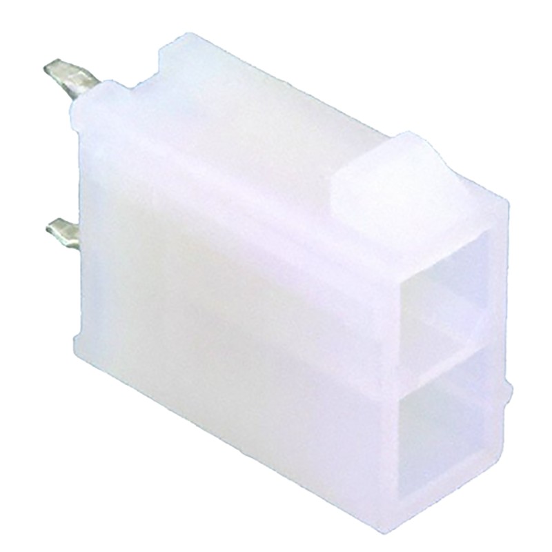 50 pcs - 3929-3026 Molex Mini-Fit Jr. Series Straight Through Hole PCB Header, 2 Contact(s), 4.2mm Pitch, 2 Row(s), Shrouded