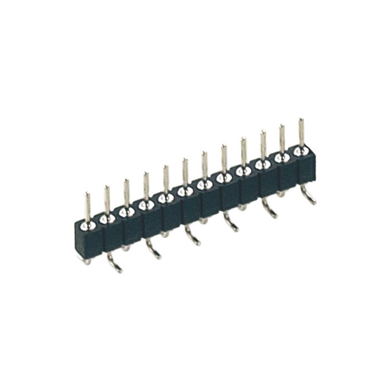 20 pcs - 830-80-012-30-001101 Preci-Dip Straight Surface Mount Pin Header, 12 Contact(s), 2.0mm Pitch, 1 Row(s), Unshrouded