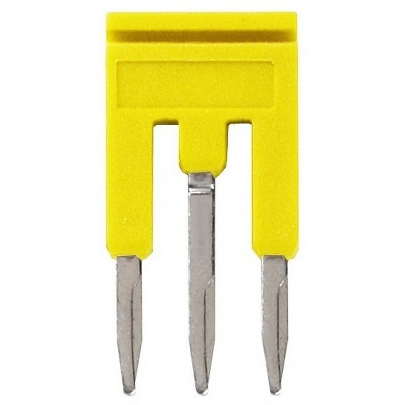 50 pcs - XW5SP153YL XW5S Short Bar for use with XW5G-P1.5-3 Grounding Terminal Block, XW5T-P1.5-3 Feed Through Terminal Block