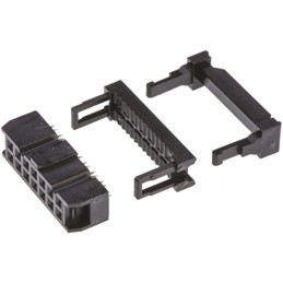 1 pcs - Amphenol 14-Way IDC Connector Socket for Cable Mount, 2-Row