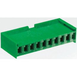 50 pcs - 280593 TE Connectivity, AMPMODU MOD I Female Connector Housing, 3.96mm Pitch, 8 Way, 1 Row