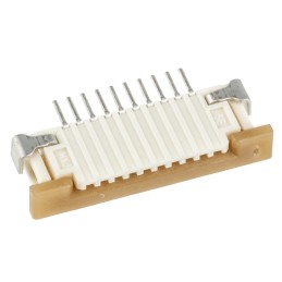 20 pcs - 52271-1079 Molex, Easy-On, 52271 1mm Pitch 10 Way Right Angle Female FPC Connector, ZIF Bottom Contact