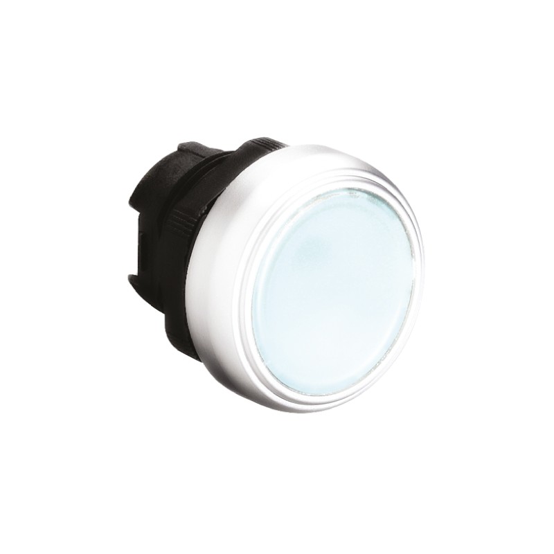 1 pcs - Lovato Platinum Series Clear Spring Return Push Button Head, 22mm Cutout, IP66, IP67, IP69K