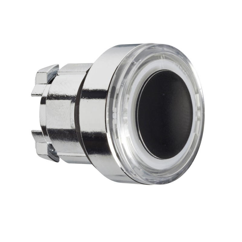 1 pcs - Schneider Electric ZB4 Series Spring Return Push Button Head, 22mm Cutout, IP66, IP67, IP69K