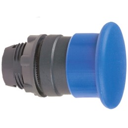 1 pcs - Schneider Electric Harmony XB5 Series Blue Spring Return Push Button Head, 22mm Cutout, IP66, IP69K