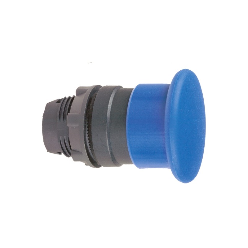 1 pcs - Schneider Electric Harmony XB5 Series Blue Spring Return Push Button Head, 22mm Cutout, IP66, IP69K