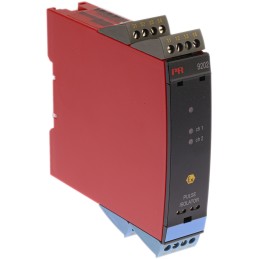 1 pcs - PR Electronics 9200 Series Pulse Isolator, NAMUR Sensor, Switch Input, Relay Output, 19.2 - 31.2V dc Supply, ATEX