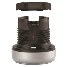 1 pcs - Lovato Platinum Series White Spring Return Push Button Head, 22mm Cutout, IP66, IP67, IP69K