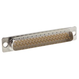 1 pcs - Amphenol FCI 37 Way Panel Mount D-sub Connector Plug, 2.76mm Pitch