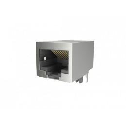 20 pcs - RJE091881110H Amphenol Communications Solutions RJE09 Series Female Ethernet Connector, Through Hole, Cat3, Nickel Plat