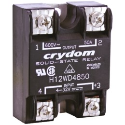1 pcs - Sensata / Crydom H12WD Series Solid State Relay, 125 A Load, Panel Mount, 660 V rms Load, 32 V dc Control