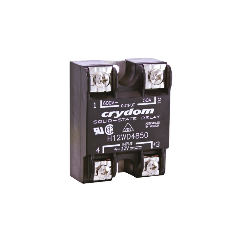 1 pcs - Sensata / Crydom H12WD Series Solid State Relay, 125 A Load, Panel Mount, 660 V rms Load, 32 V dc Control