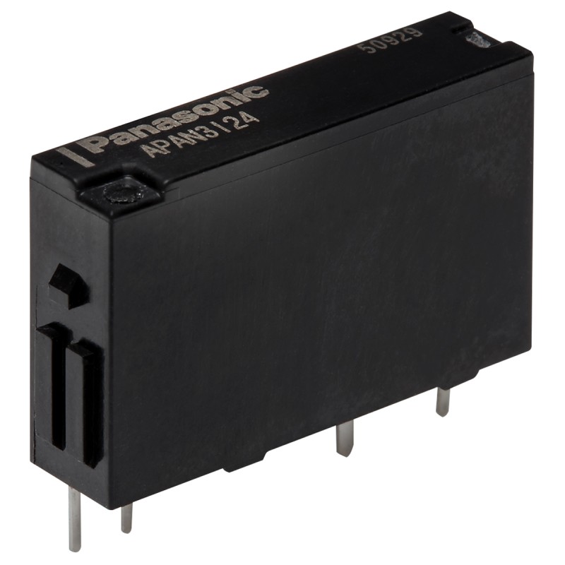1 pcs - Panasonic PCB Mount Power Relay, 5V dc Coil, 5A Switching Current, SPST