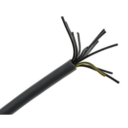 1 Reel of 50 M - RS PRO Control Cable, 12 Cores, 0.5 mm², YY, Unscreened, 50m, Grey PVC Sheath, 20 AWG