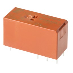 1 pcs - TE Connectivity PCB Mount Latching Power Relay, 12V dc Coil, 8A Switching Current, DPDT