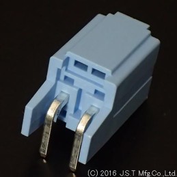 70 pcs - S02B-PSILE-A1 (LF)(SN) JST PSI Series Right Angle Through Hole PCB Header, 2 Contact(s), 4.0mm Pitch, 1 Row(s), Shroude
