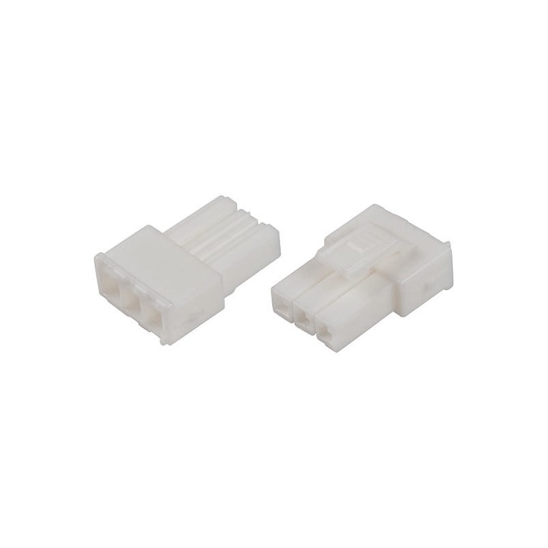 50 pcs - 177906-1 TE Connectivity, Power Double Lock Female Connector Housing, 3.96mm Pitch, 2 Way, 1 Row