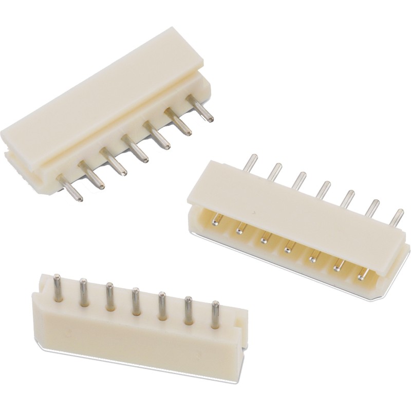 50 pcs - 64600711622 Wurth Elektronik WR-WTB Series Vertical PCB Header, 7 Contact(s), 2.5mm Pitch, 1 Row(s)