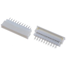 5 pcs - Molex, Easy-On, 5597 1.25mm Pitch 20 Way Straight Female FPC Connector, ZIF Vertical Contact