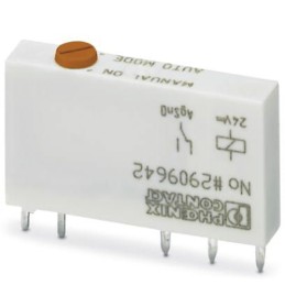1 pcs - Phoenix Contact PCB Mount Power Relay, 24V dc Coil, 10mA Switching Current, SPDT