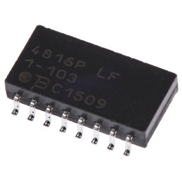 20 pcs - 4816P-T01-103LF Bourns, 4800P 10kΩ ±2% Isolated Resistor Array, 8 Resistors, 1.28W total, SOM, Standard SMT