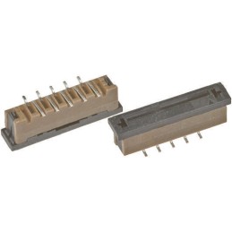 50 pcs - SFW4S-2STE9LF Amphenol Communications Solutions 1mm Pitch 4 Way Straight Female FPC Connector, ZIF Vertical Contact